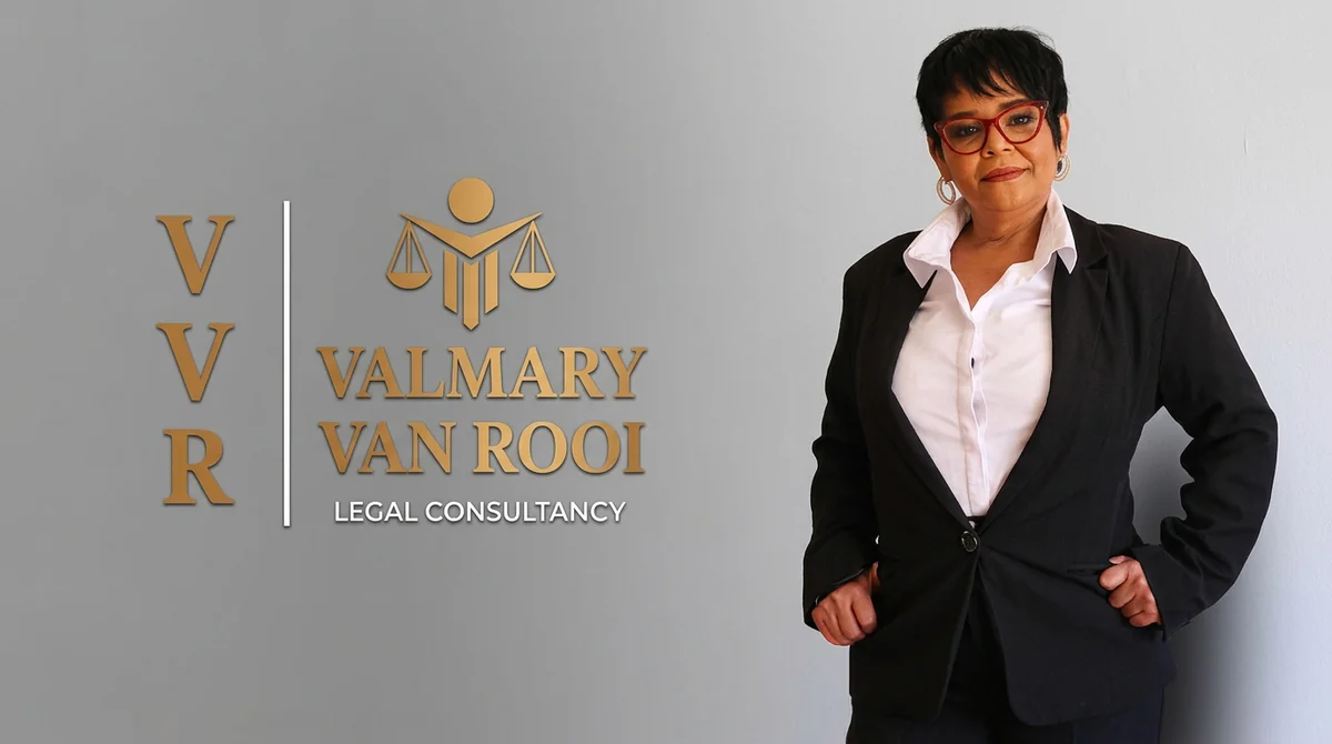 Valmary Van Rooi at her legal consultancy in Windhoek
